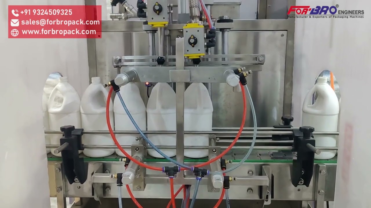 Servo Liquid Filler with Automatic Screw Capping