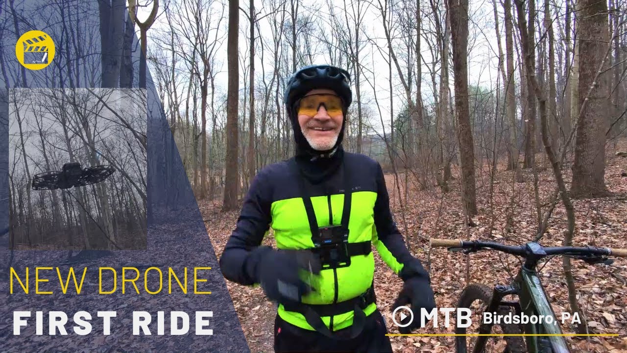 First MTB ride with my new drone!