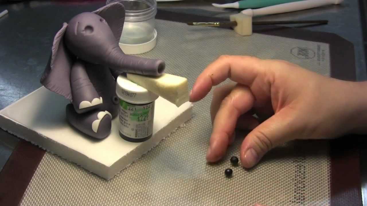 How To Make A Baby Elephant Cake Topper: Part Seven