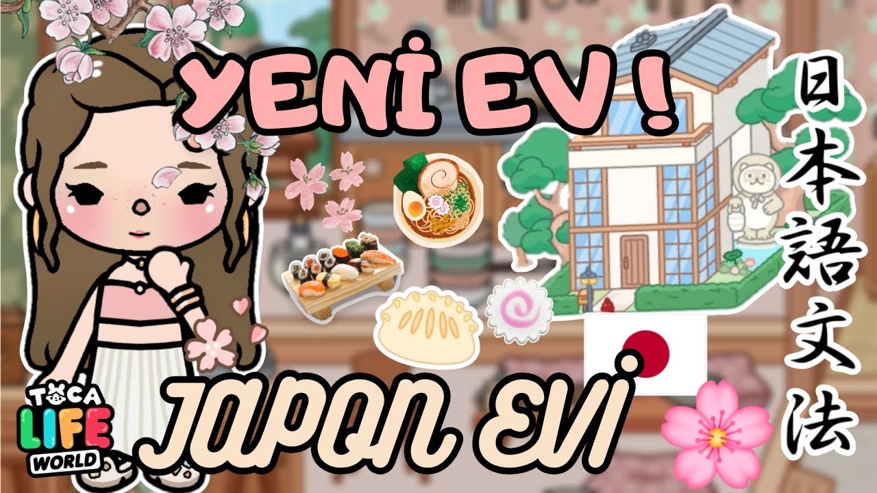 Toca Boca Yeni Ev ! | JAPON EVİ 🍱😱 | Toca Boca World Türkçe | Toca Boca Dibo 