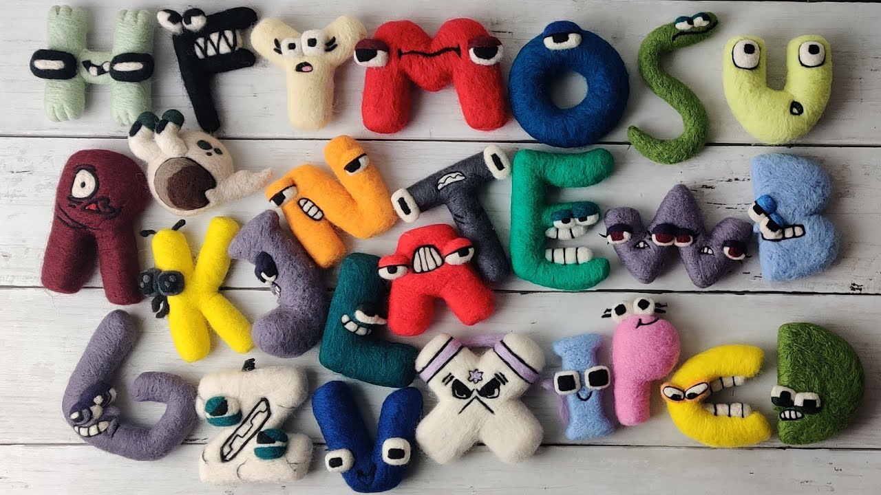 Alphabet Lore [A to Z] Satisfying Needlefelt Art Compilation