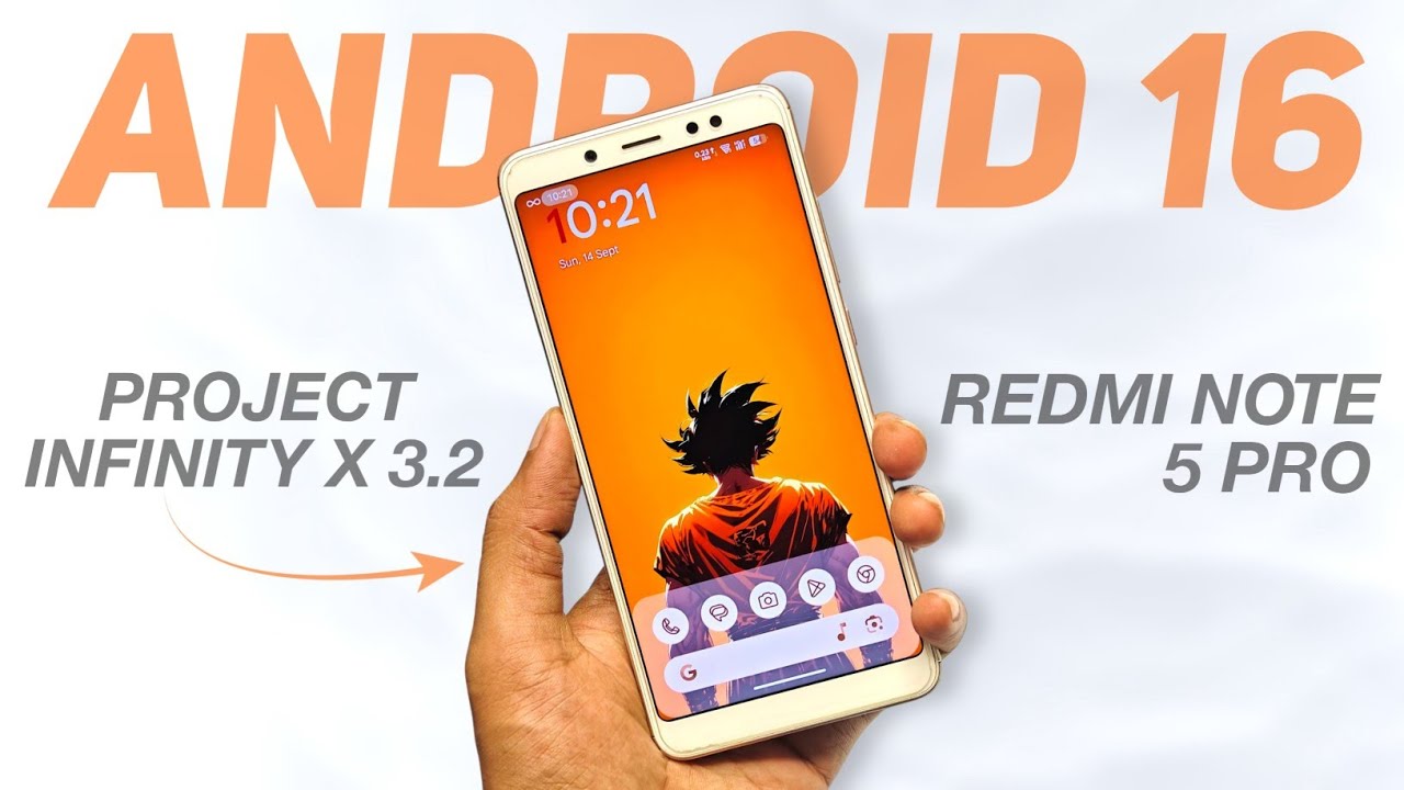 Project Infinity X 3.2 Update 🔥 | Redmi Note 5 Pro | Android 16 | Header Image And More Features