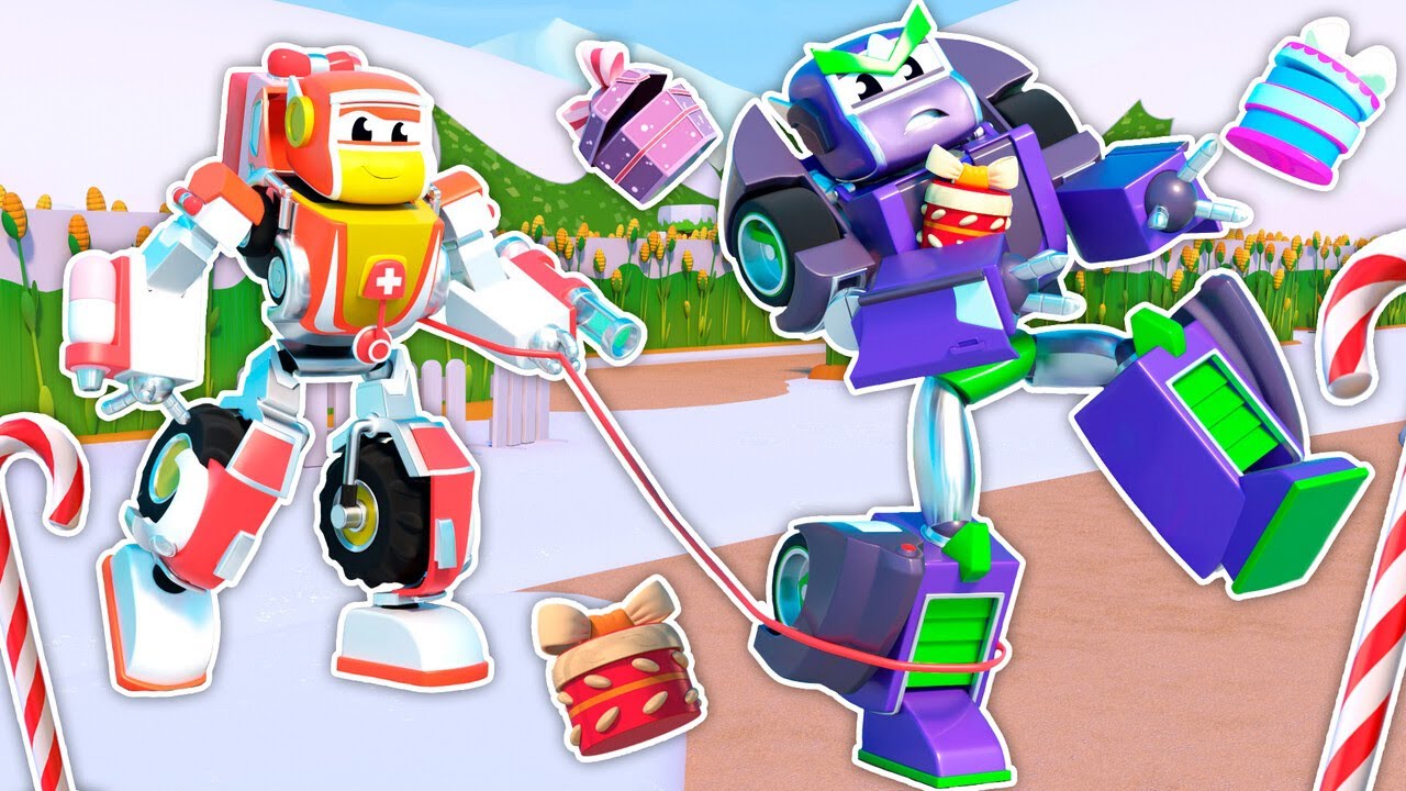 Wo sind die Weihnachtsgeschenke? 🎄 Robofuse zur Rettung! 🤖 Auto-Cartoons für Kinder