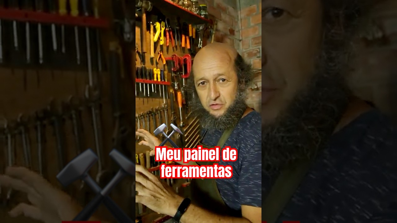 Pain&eacute;l de ferramentas da oficina #shorts