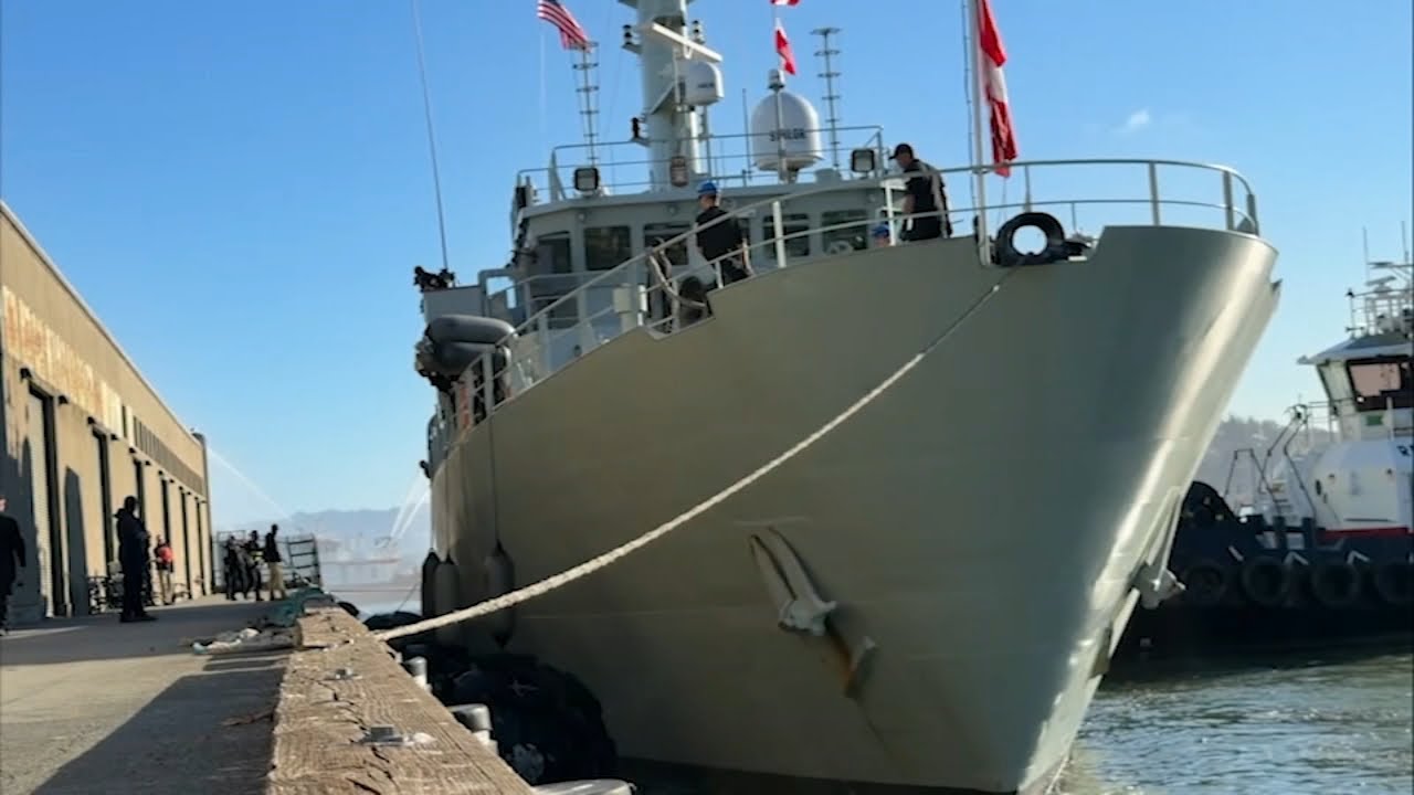 Canadian Navy's HMCS Nanaimo arrives for SF Fleet Week: 'Really glad to be there for our partners'