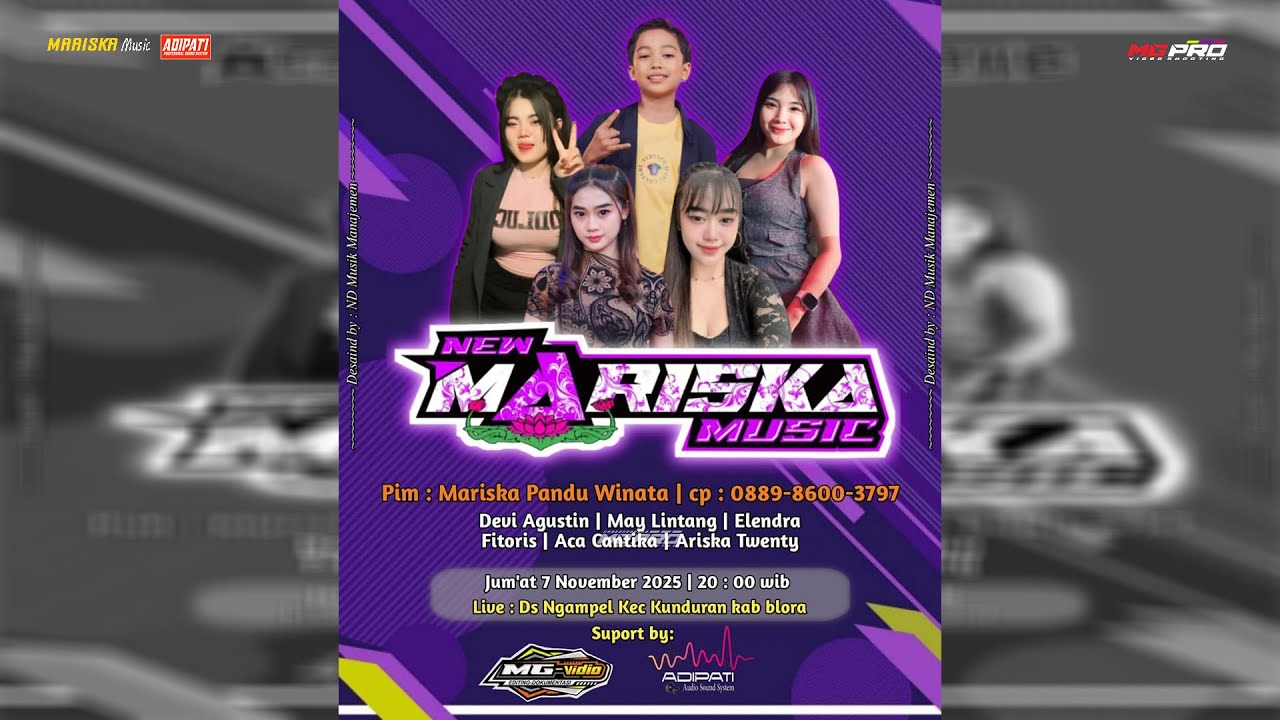 📡Live New MARISKA Music◇Wedding FERI FIRMANSYAH & RASTY AMANDA◇Ngampel-Kunduran◇ADIPATI AUDIO