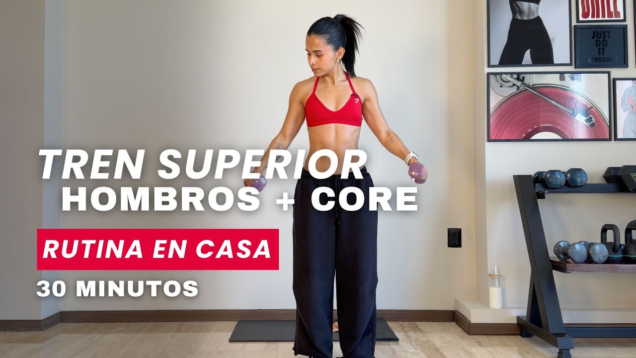 Entrenamiento de Hombros y core esta a fuego