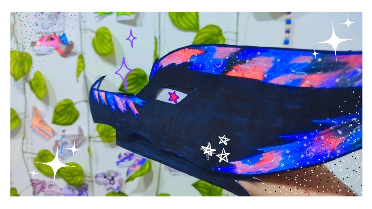 Moving/blinking dragon eye tutorial✨| How to make moving eyes on a dragon puppet | Moving eye dragon
