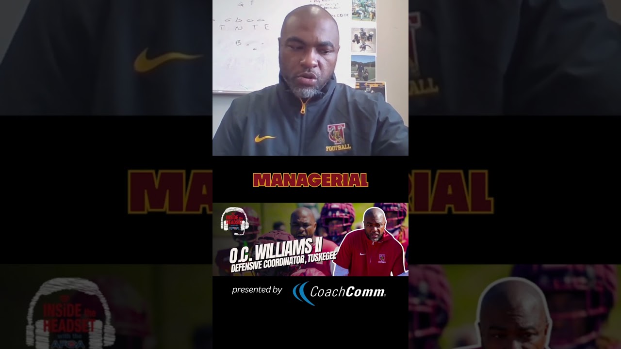 Tuskegee Defensive Coordinator O C. Williams on leading a defense 