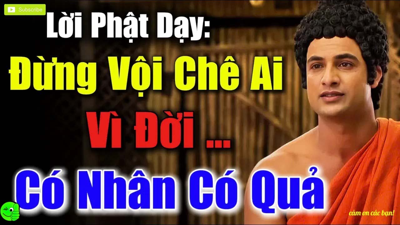 Lời Vàng Phật Dạy   Đừng Vội Chê Cười Ai   Vì Đời Có Nhân Có Quả   CHÁNH PHÁP TUỆ GIÁC