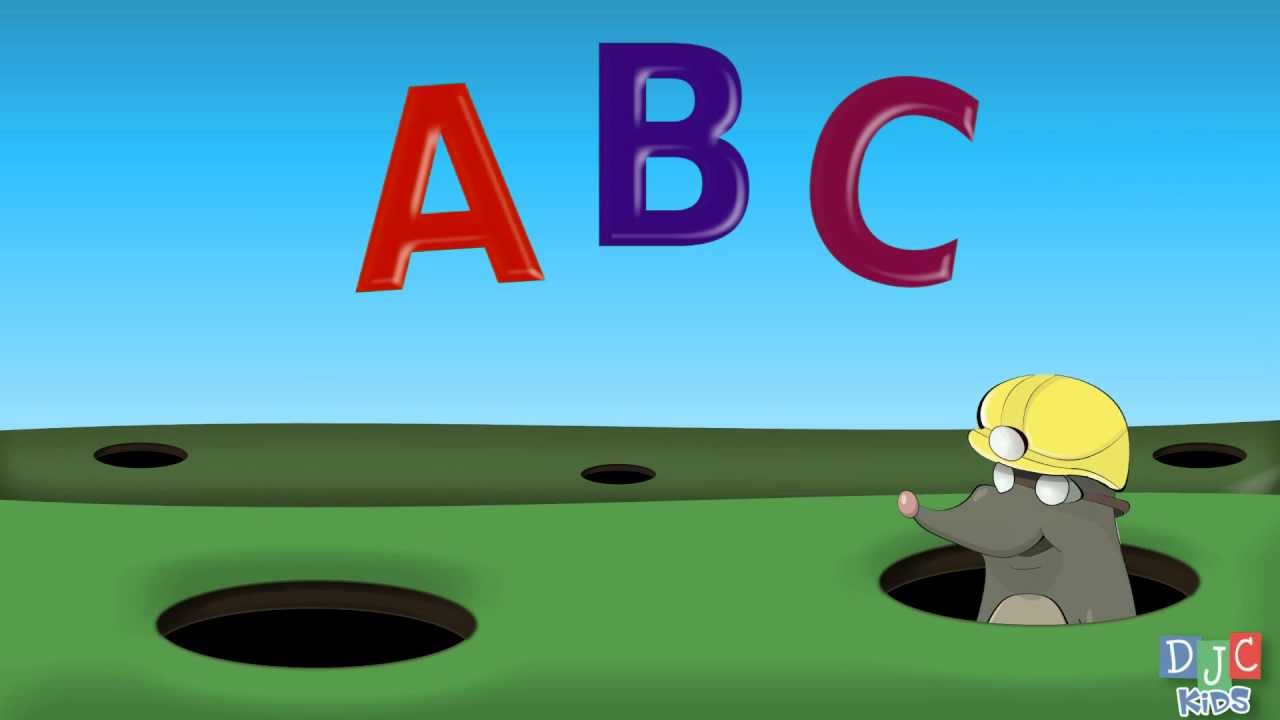 Fun ABC Song and Video for Children to Learn the Alphabet - Silly Moles Everywhere!