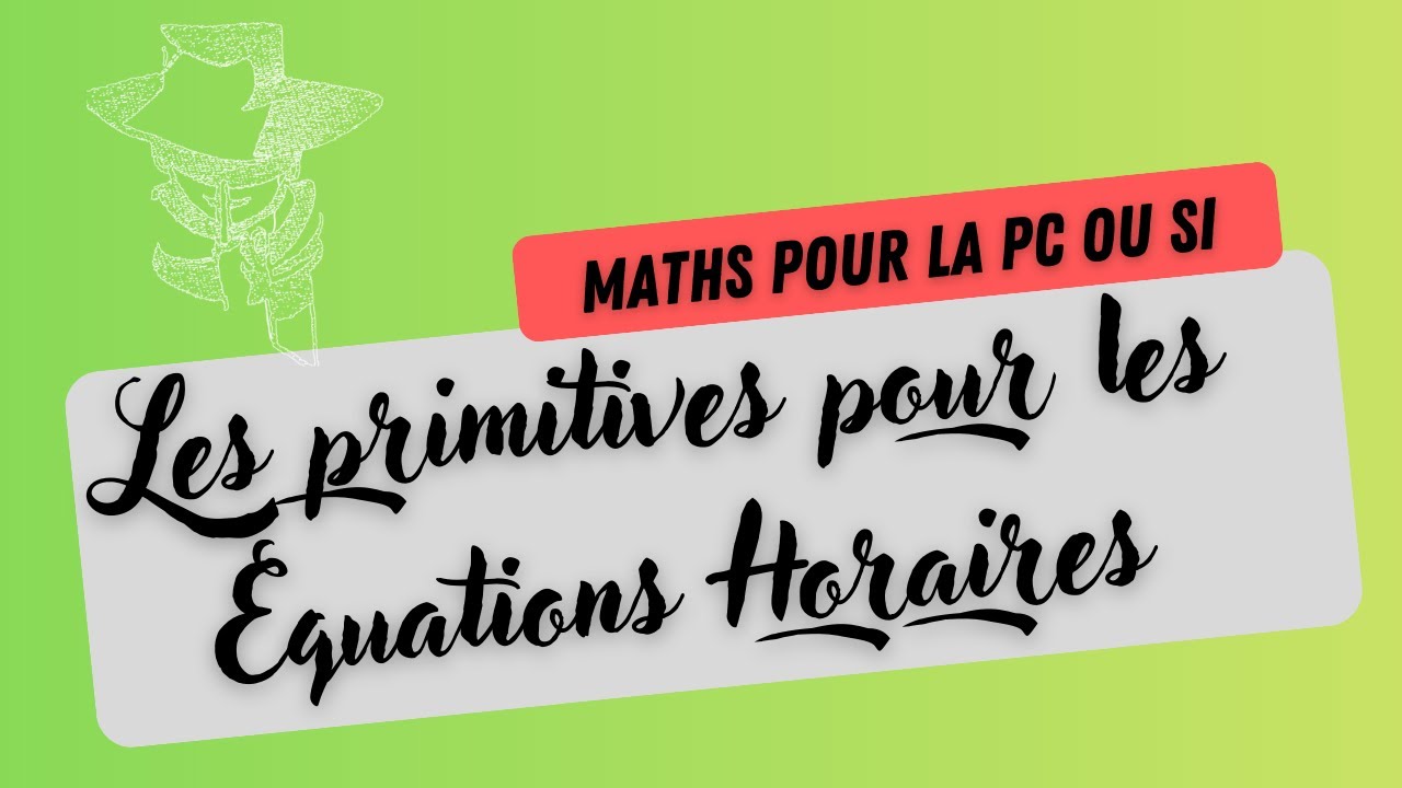 Primitives pour la mécanique en PC.