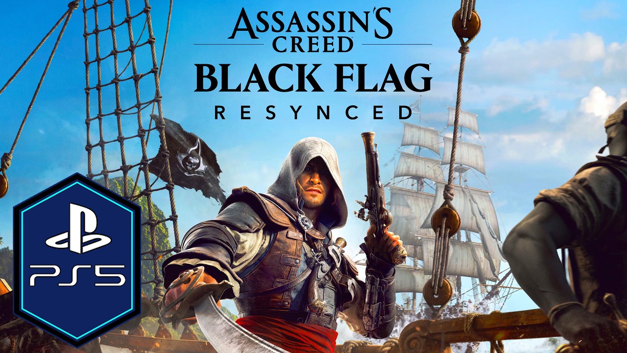 Assassin's Creed Black Flag Resynced PS5 Gameplay [Ray Tracing]