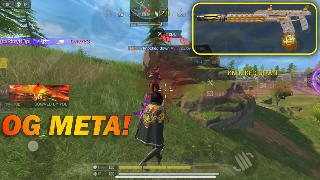 Using OG META smg FENNEC in COD MOBILE BR!🔥| Solo vs Squads Gameplay