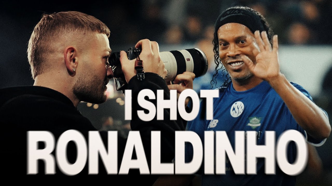 Behind the Scenes with RONALDINHO!!!