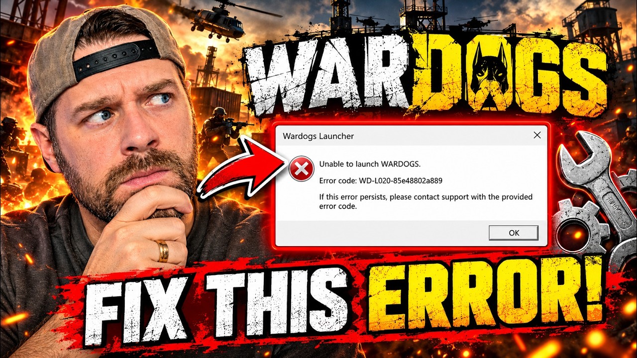 Как исправить ошибку WARDOGS WD-L020 &mdash; невозможно запустить игру