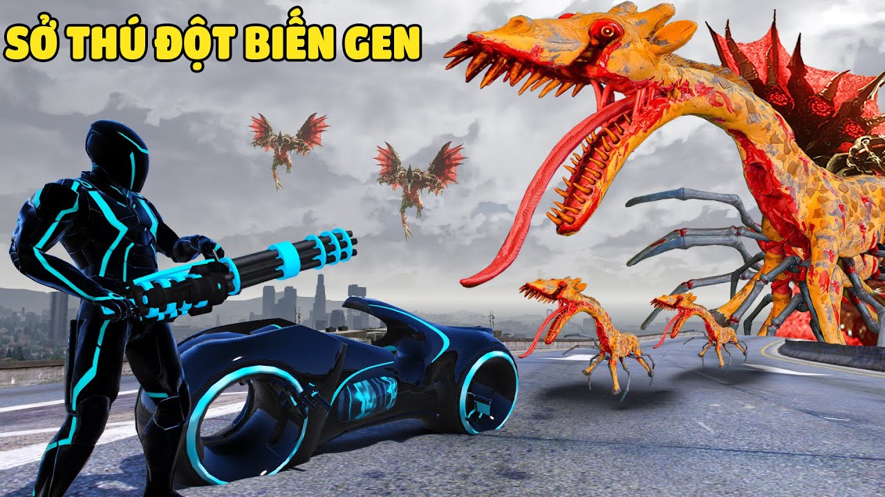 GTA 5 ZOOCHOSIS Nâng Cấp Súng Laser Đi Săn Động Vật Bị Nhiễm Ký Sinh Trùng Chân Nhện Trong Cơ Thể !