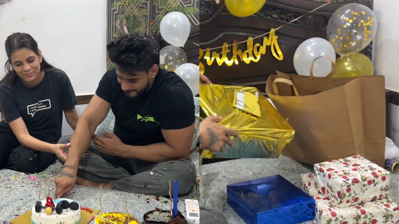 Birthday Pe Mile Lakho Ke Gifts 🎁 | Cake Ki Holi 🎂