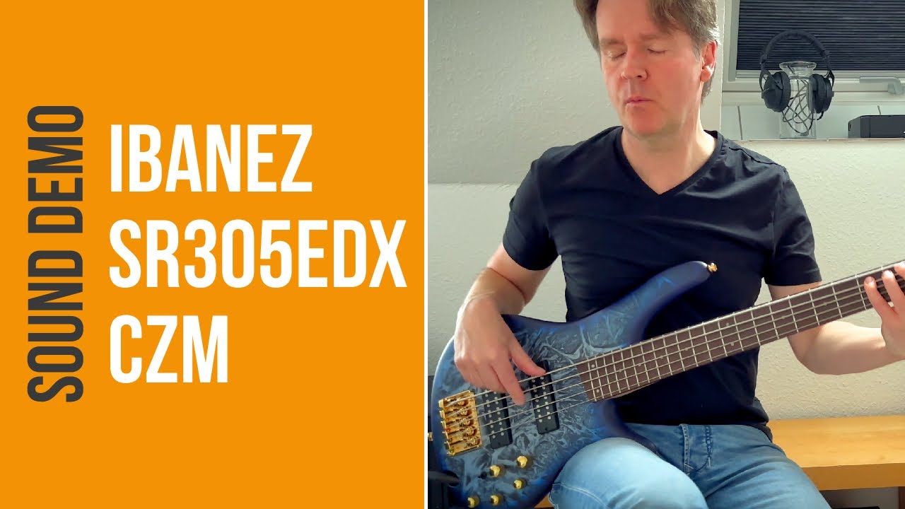 Ibanez SR305EDX-CZM - Sound Demo (no talking)