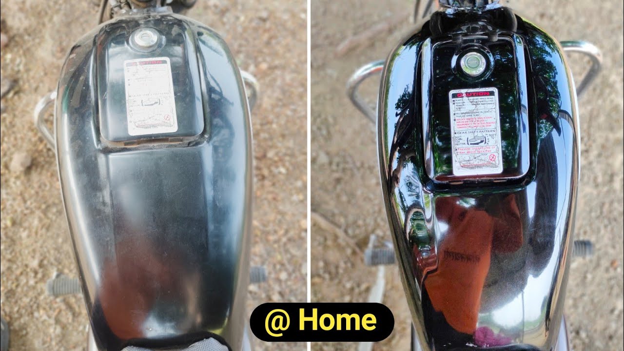 किसी भी पुरानी गाड़ी को बनाये नये जैसी घर पर । How To Polish Your Motorcycle At Home ? #bikepolish