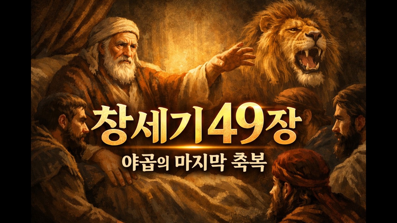 창세기 49장 성경강해. 야곱의 마지막 축복과 메시아 예언 | 성경공부