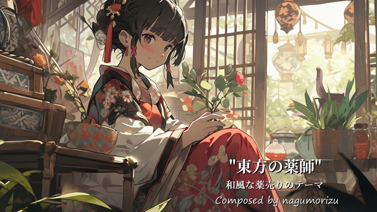 【フリーBGM】和風な薬売りのテーマ『東方の薬師』【見習い魔女シリーズ】