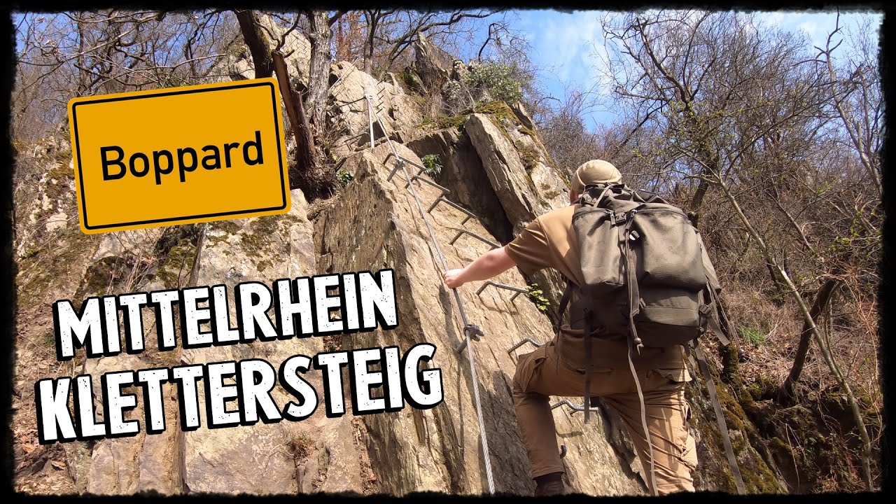 Mittelrhein Klettersteig (Boppard) - Alpines Abenteuer im Hunsrück! | 4K