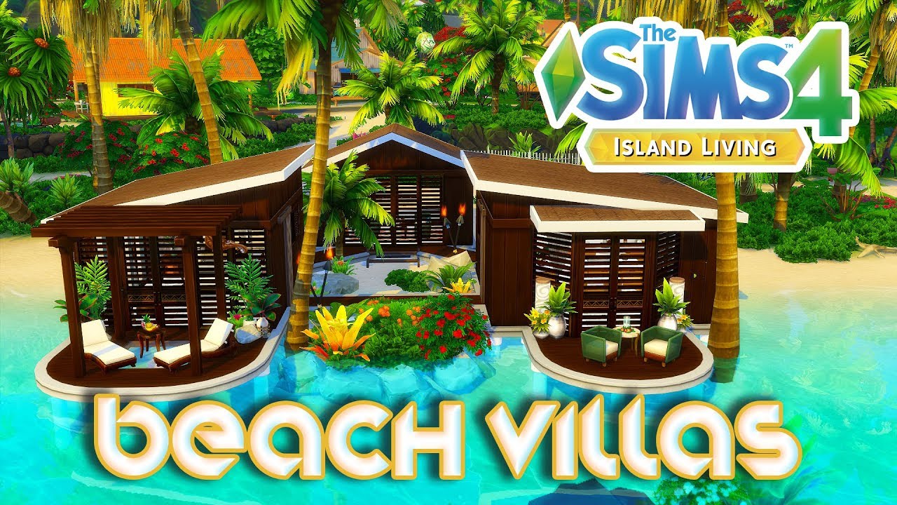 The Sims 4 Island Living 🌞 Speed Build 🌞 Modern Beach Villas // FIRST LOOK