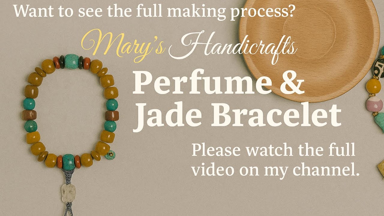 Crafting a Bracelet Full of Warmth 温柔串珠手链制作过程分享.