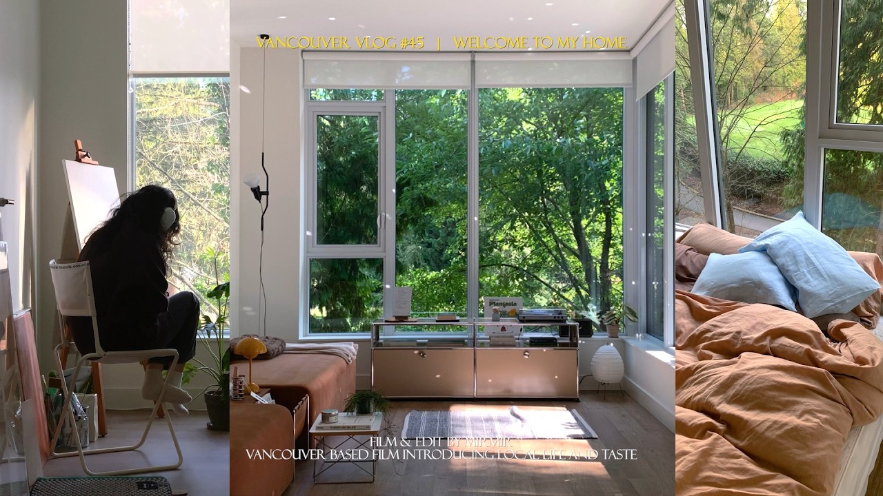 첫집 랜선 집들이, 홈투어, 인테리어 가구 및 소품 소개! | 밴쿠버 Vlog #45