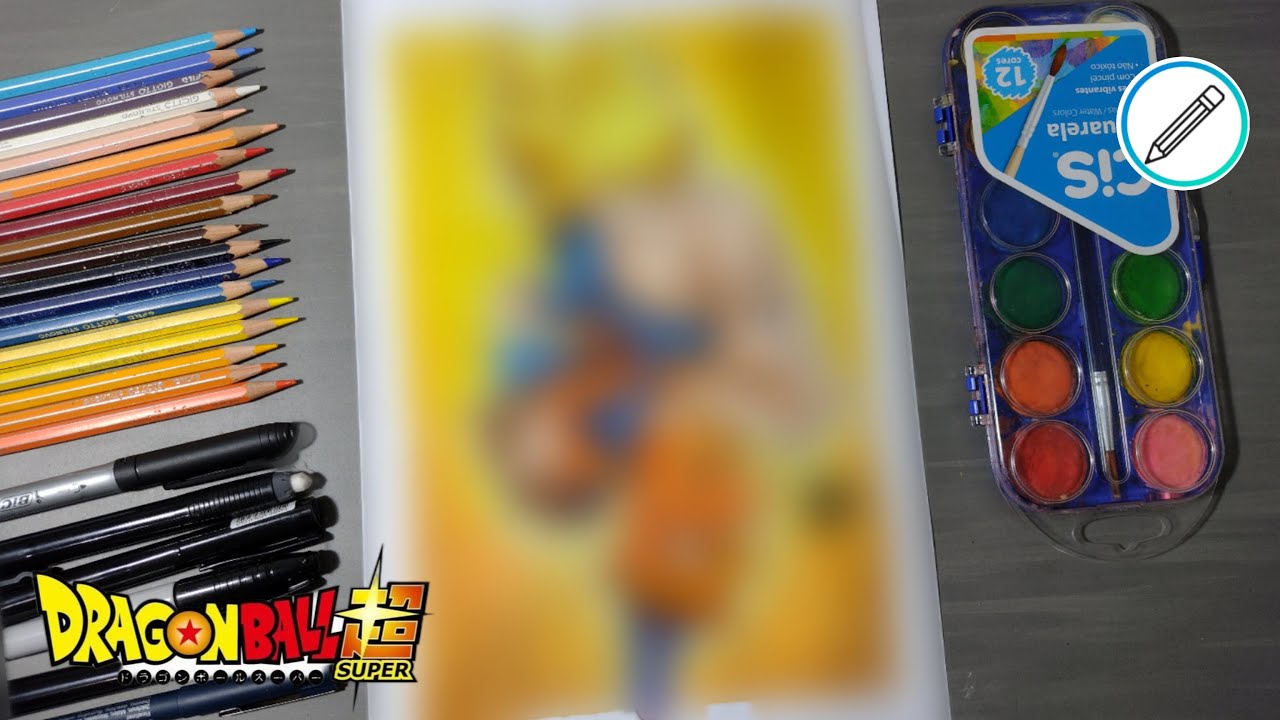 Drawing the Goku super sayajin  [ desenhando o Goku super sayajin  ] speed .