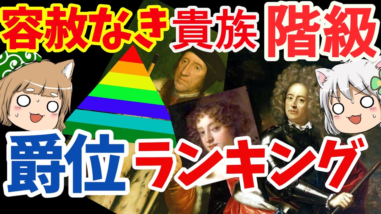 爵位ランキング　英国貴族・容赦なき階級社会【ゆっくり解説】#単発動画