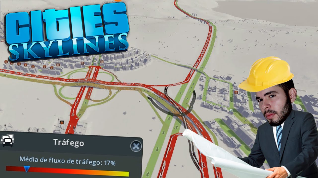 COMO CONSERTAR UM TRÂNSITO CAÓTICO!!! 🚗 - Cities Skylines  - CONSERTANDO O TRANSITO