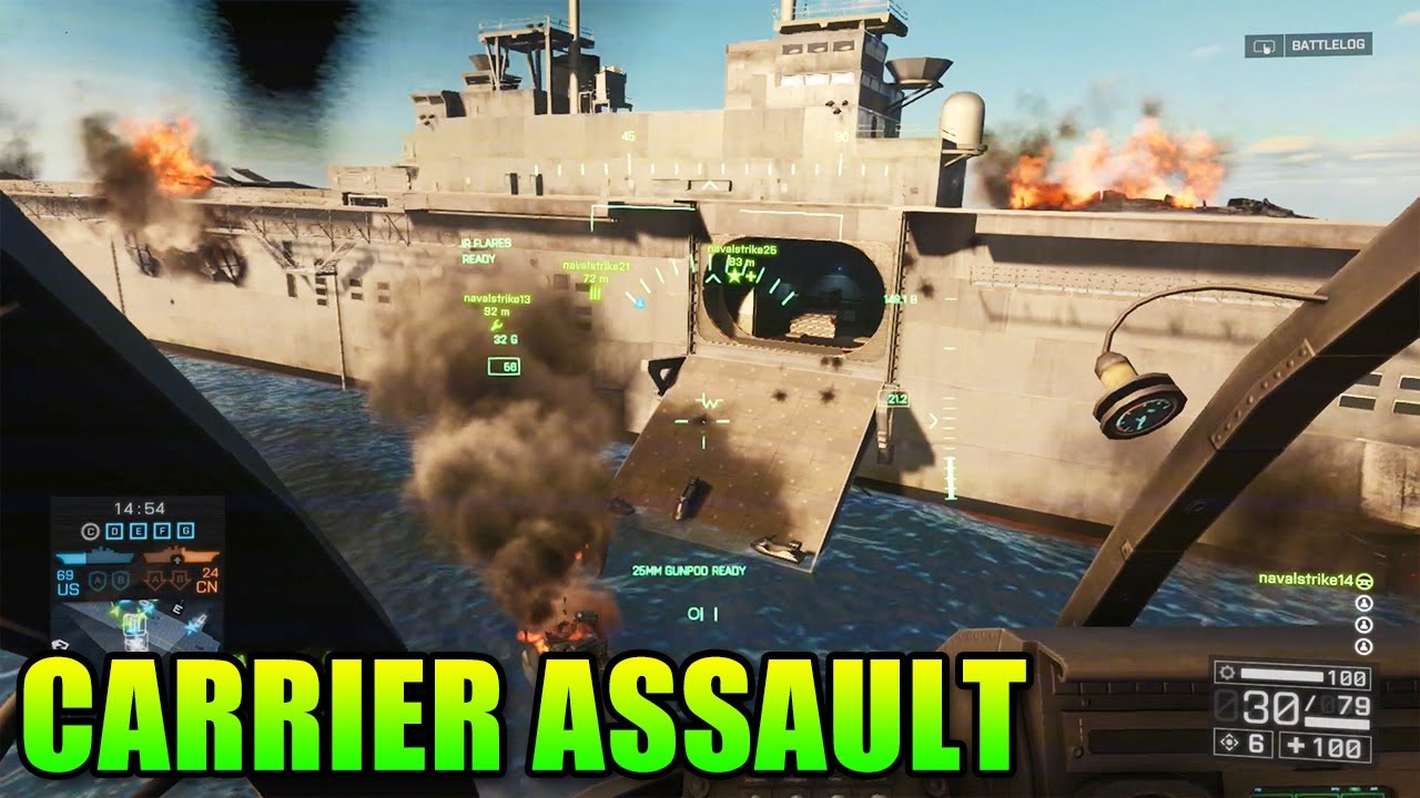 Battlefield 4 Carrier Assault First Impressions (Naval Strike Gameplay)