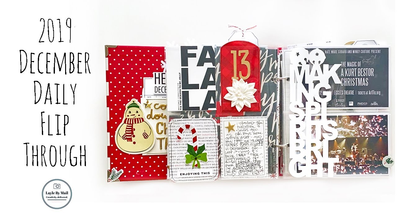 December Daily 2019 Flip Through