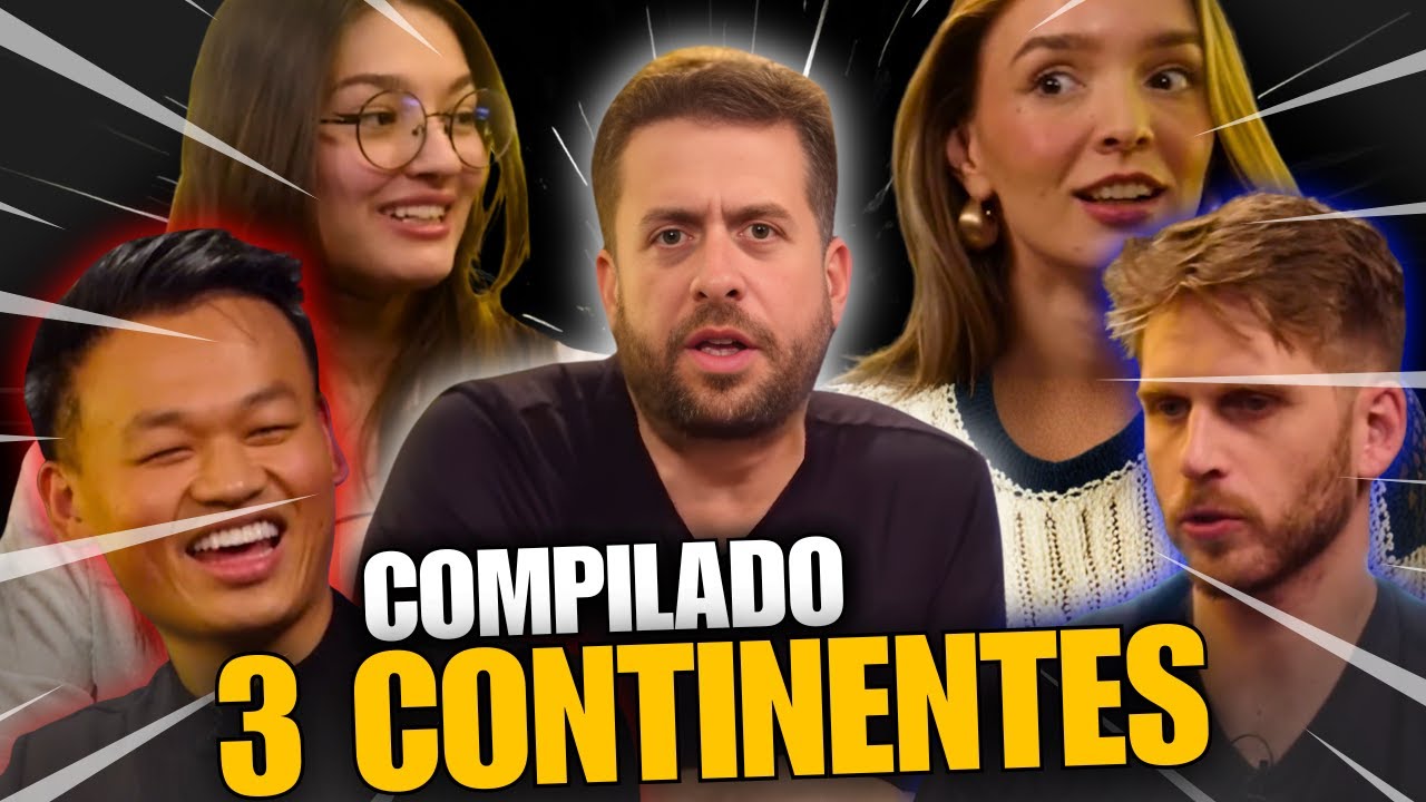 COMPILADO DO QUADRO 3 CONTINENTES | ACHISMOS TV 🔥😂