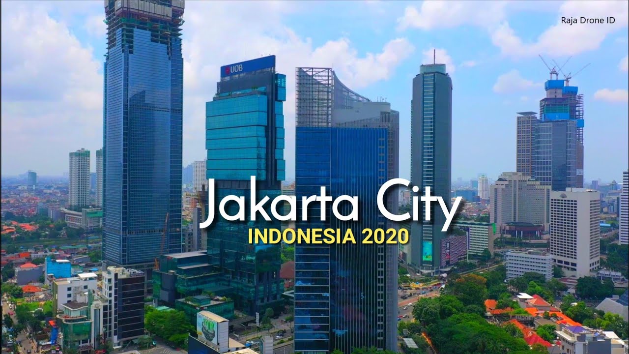 Jakarta Indonesia City, Drone Footage 2020 by DJI Mavic 2 Pro
