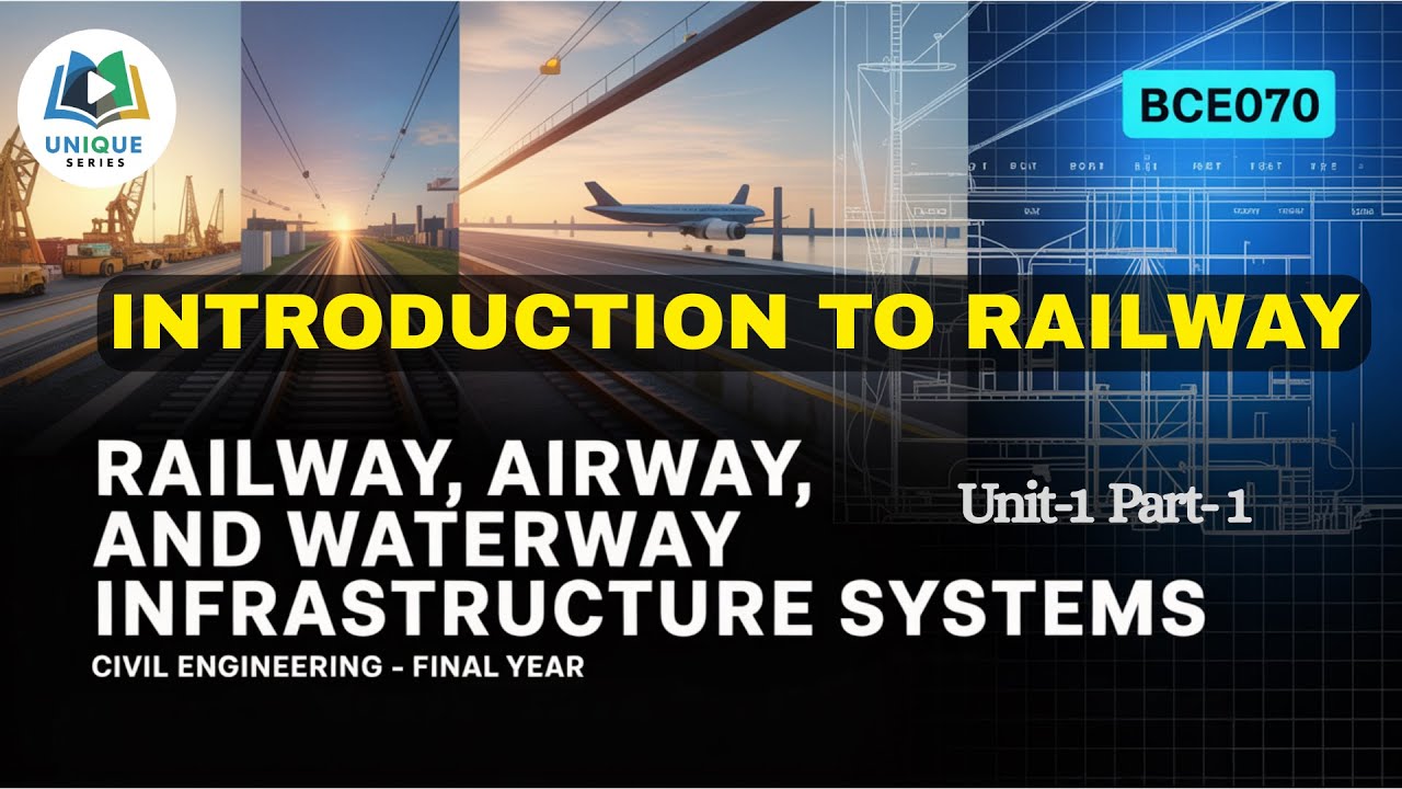 Unit 1 P 1 -Railway, Airway, and Waterway Infrastructure Systems| RAW | AKTU 