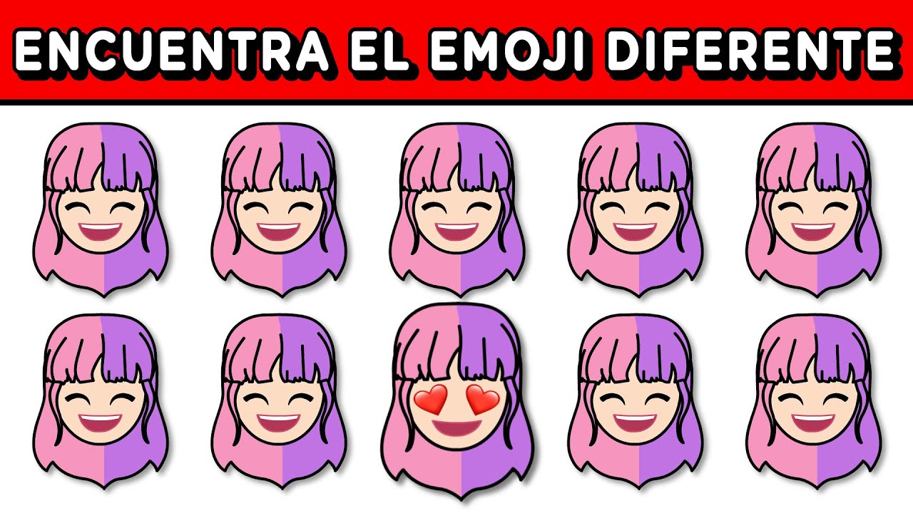 ENCUENTRA EL EMOJI DIFERENTE EN 10 SEGUNDOS | RETO MUY DIFICIL | YOU OCIO