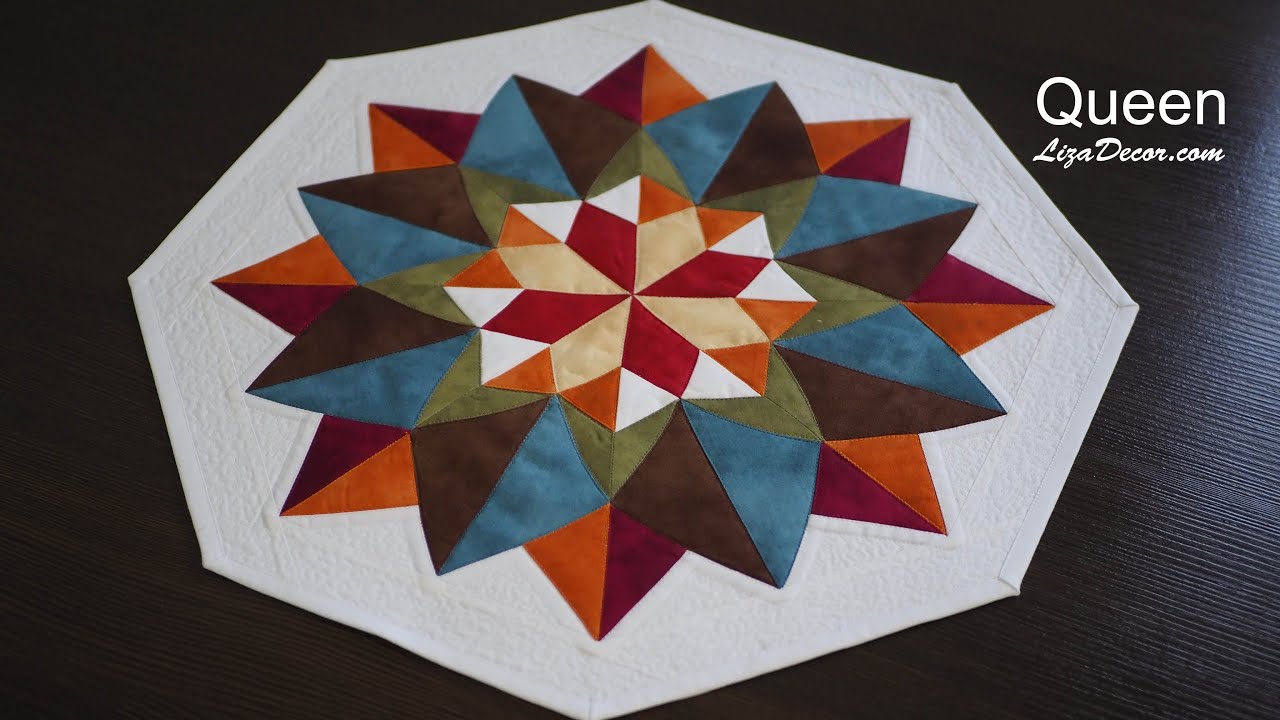 Patchwork Queen ▶️ tutorial - Sewing pattern Lizadecor.com
