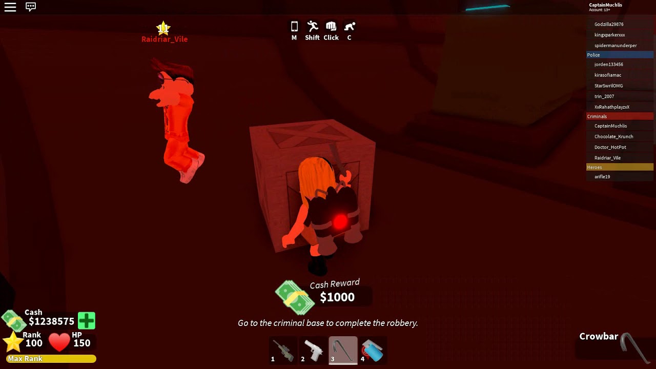 ROBLOX - Mad City: How to rob Cargo Plane Heist ✈️