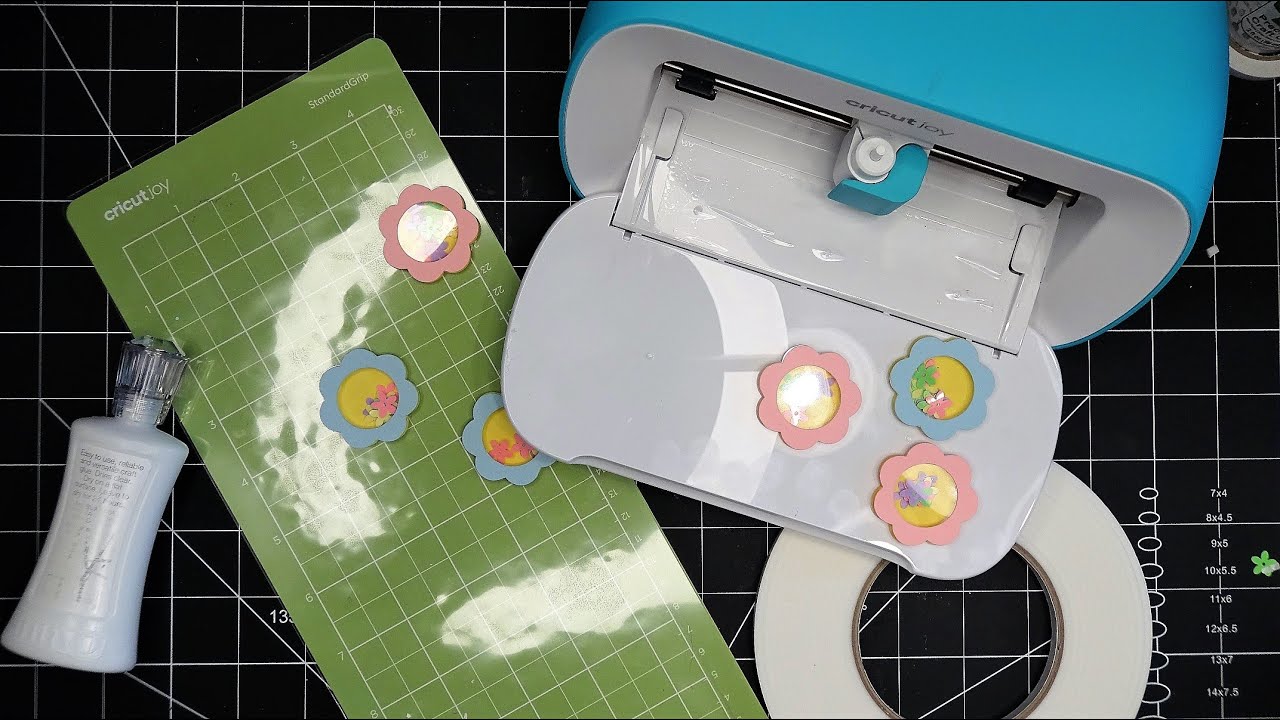 Making Shaker Flowers Using Cricut Design Space's Slice and Contour Functions! Easy and Cute!