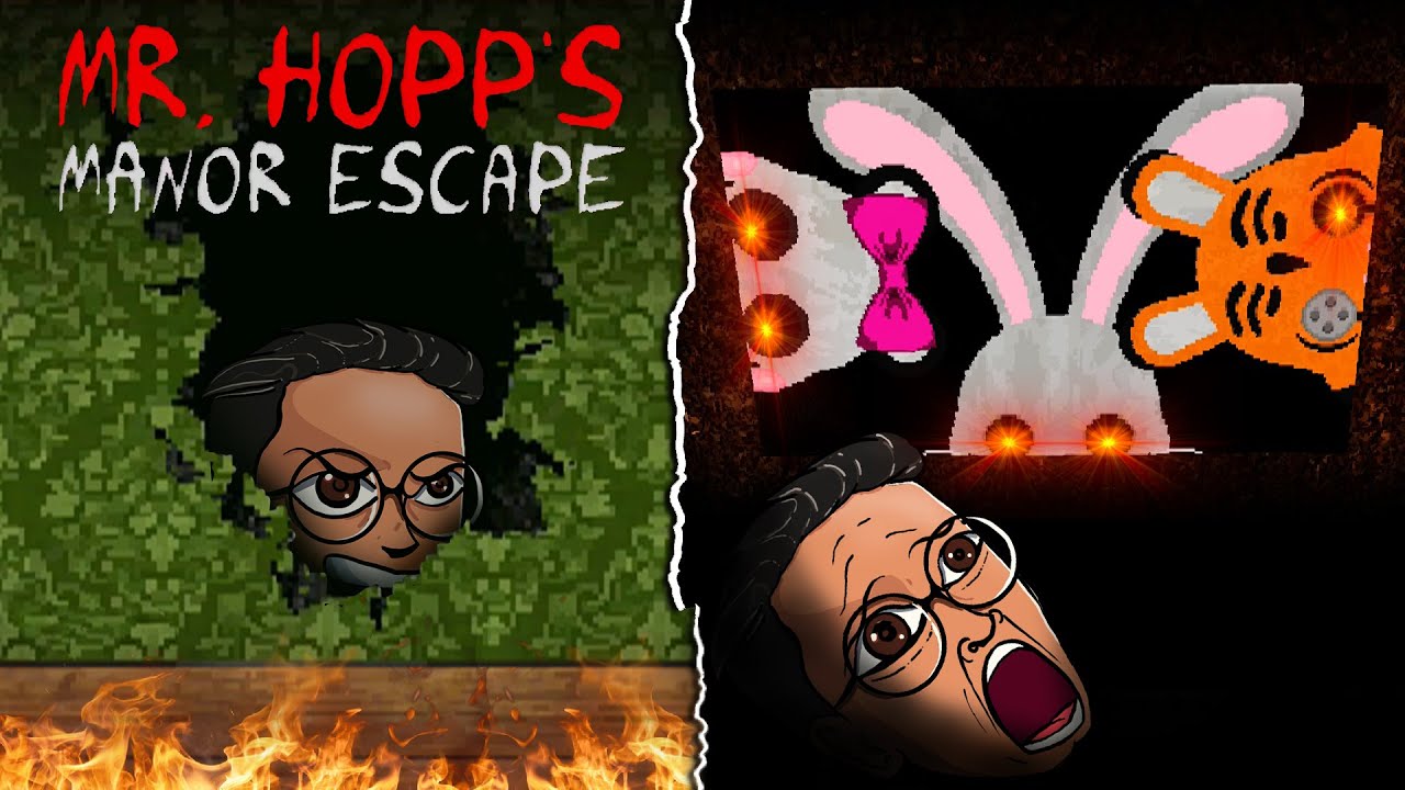 ALL SECRET ENDINGS! Mr Hopp's Manor Escape (Part 2)