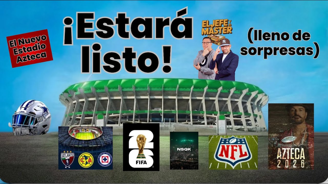 Increíble, el Estadio Azteca estará listo para el Mundial y aquí, te adelantamos muchas sorpresas.