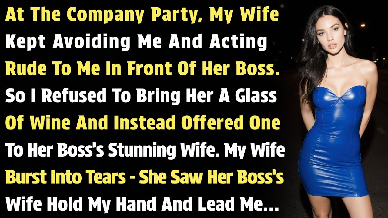 At The Company Party, My Wife Kept Avoiding Me And Acting Rude To Me In Front Of Her Boss. So I...