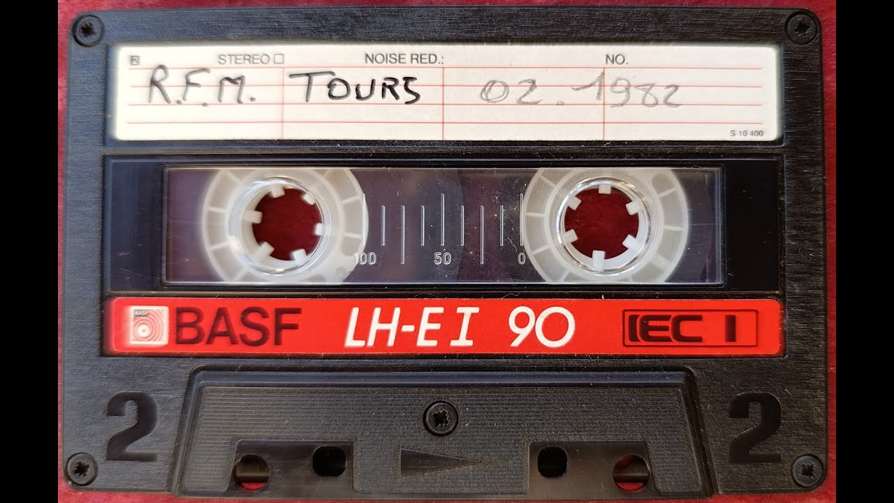 Archive K7 Hit parade RFM Tours le 2/ 02 /1985 avec Francky.