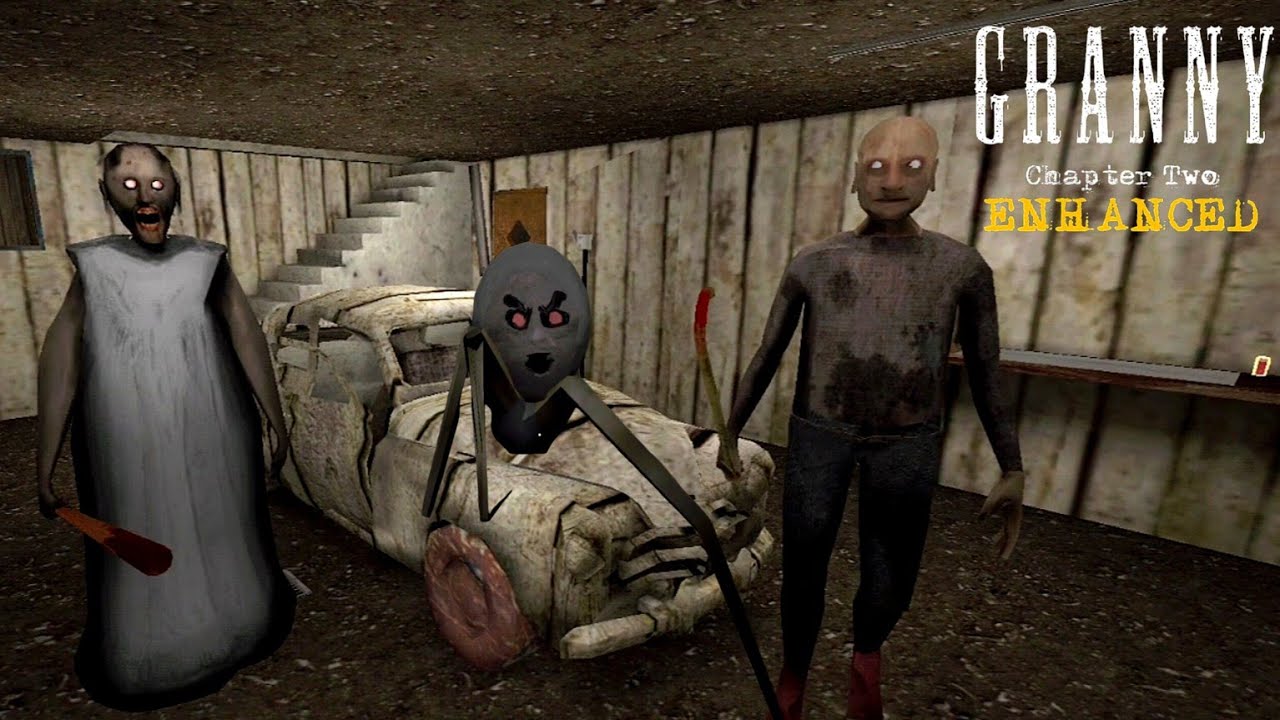 Granny Legacy In Granny 2 Enhanced Version 1.1 Atmosphere MineCart Car Escape Full Gameplay!