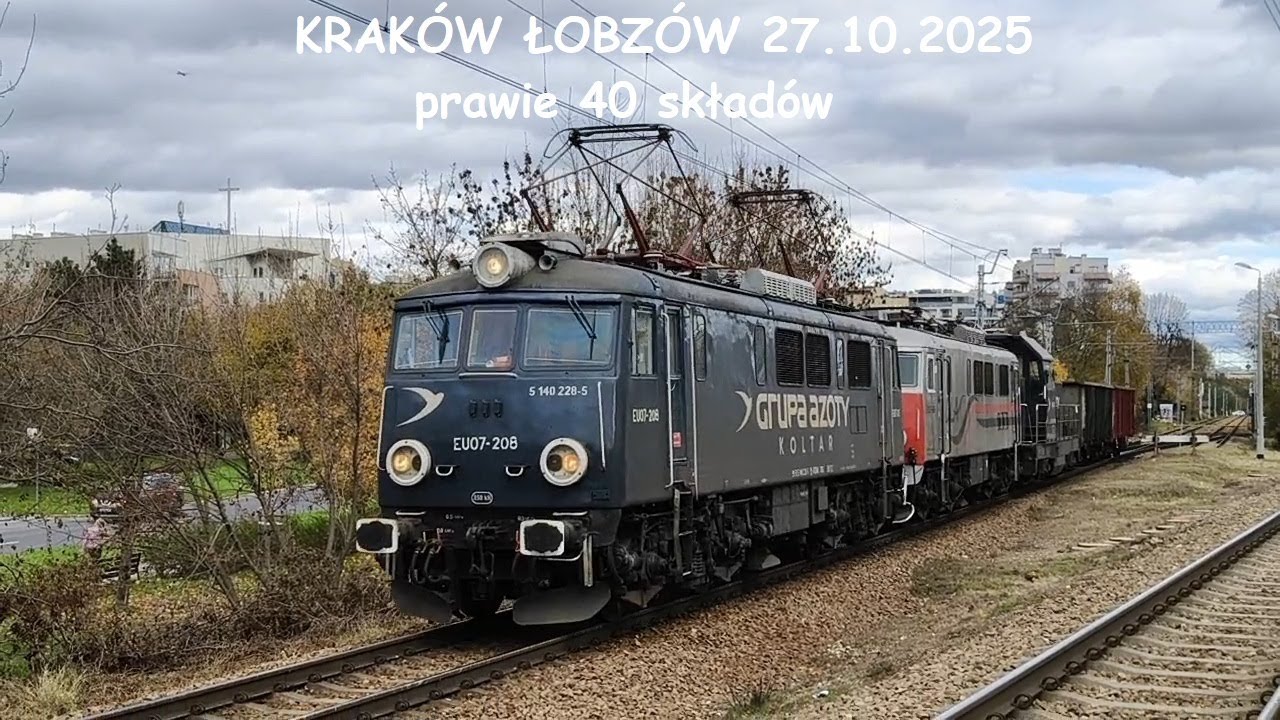 Parę godzin przy torach - pociągi Kraków Łobzów