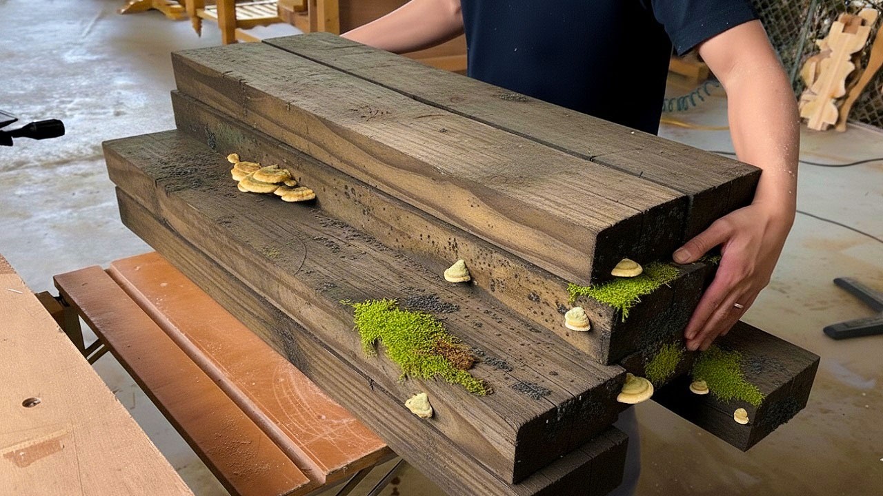 Use or Trash? A Young Woodworker&rsquo;s Unique Furniture Project: Reclaimed Pine Coffee Table Worth $999