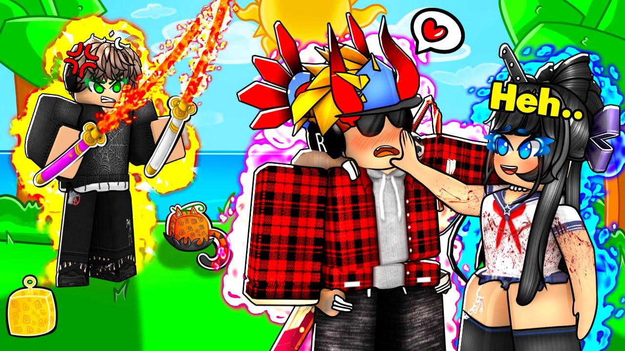 Her Boyfriend Got JEALOUS Over Her Best FRIEND! (ROBLOX BLOX FRUIT)